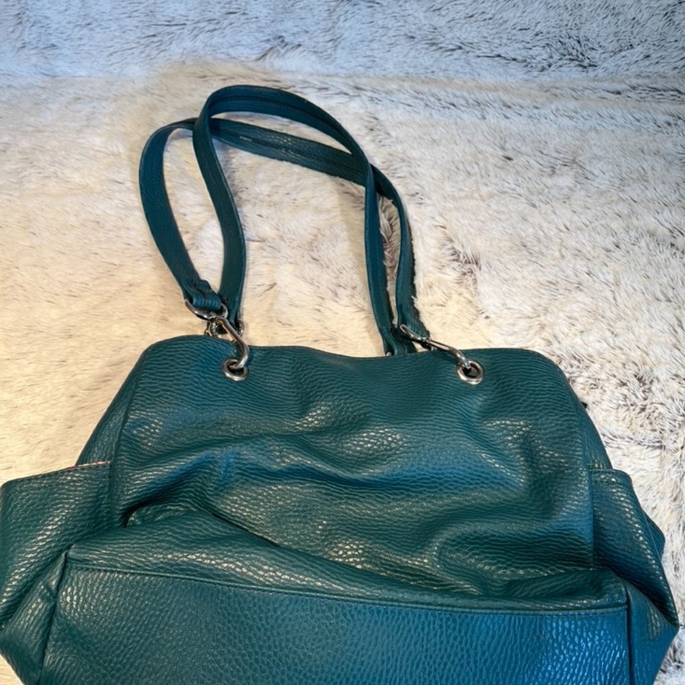 Women's Tyler Rodan Teal Purse with Double Straps - Picture 3 of 8